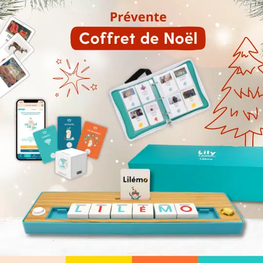 Prévente coffret de Noël Lilémø pour apprendre à lire et à écrire en s'amusant !