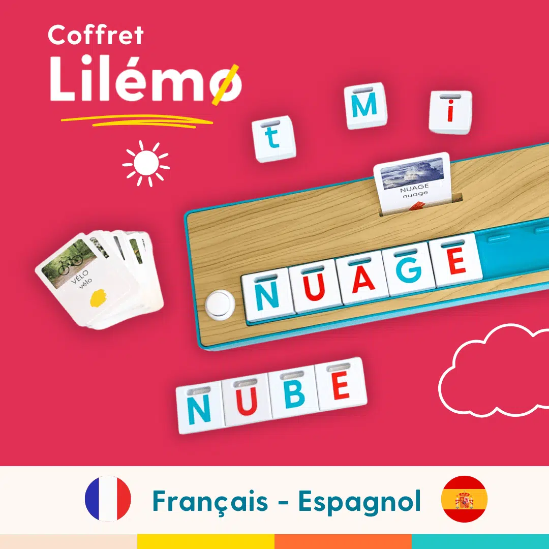 Coffret Lilémø Bilingue Français Espagnol pour apprendre à lire et à écrire !