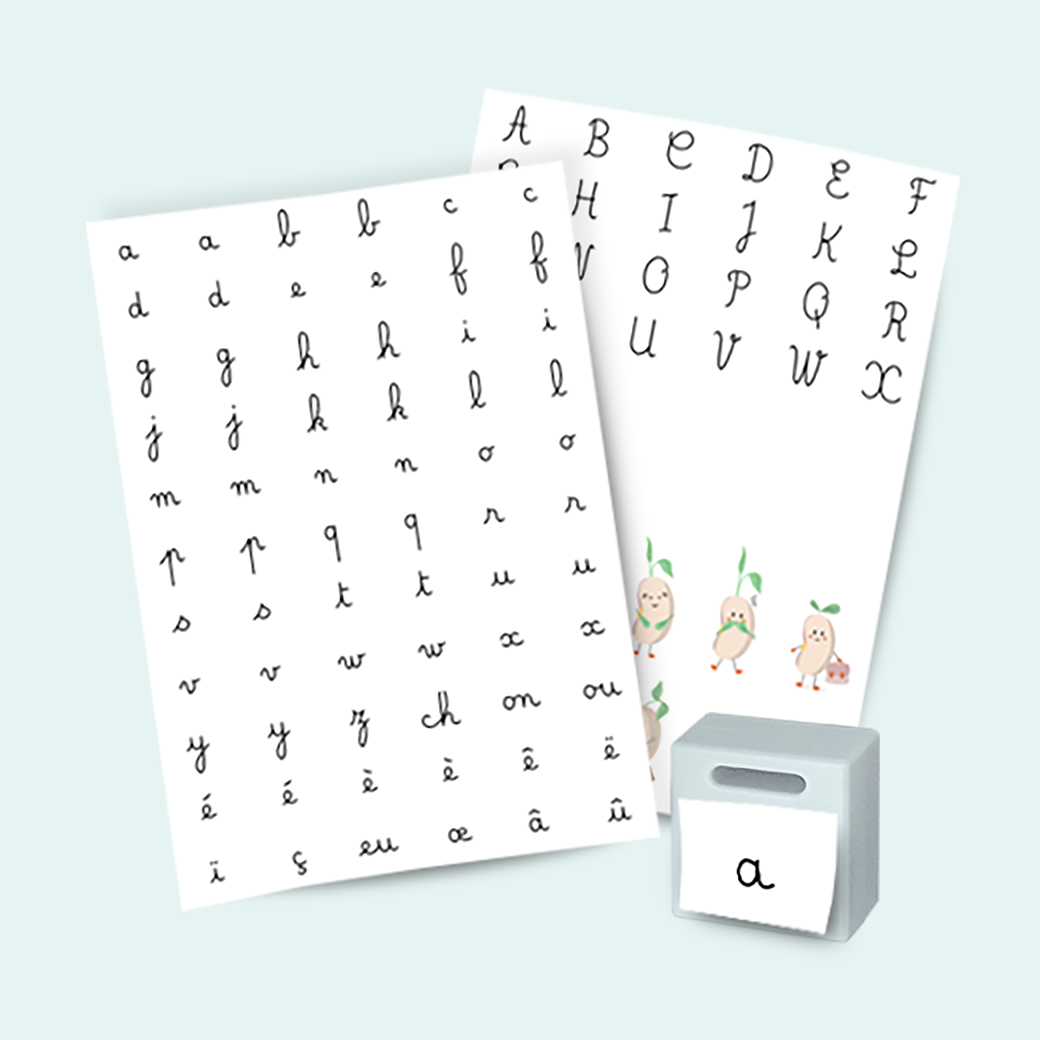 Stickers lettres manuscrites