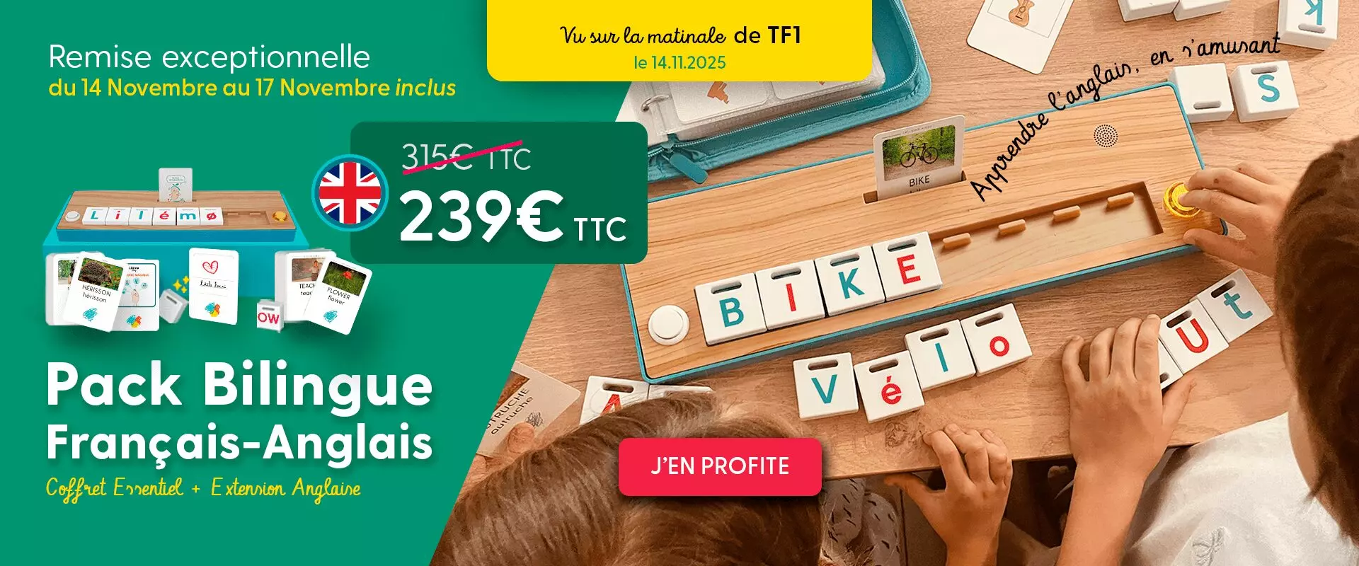 économisez 25% sur le coup du pack