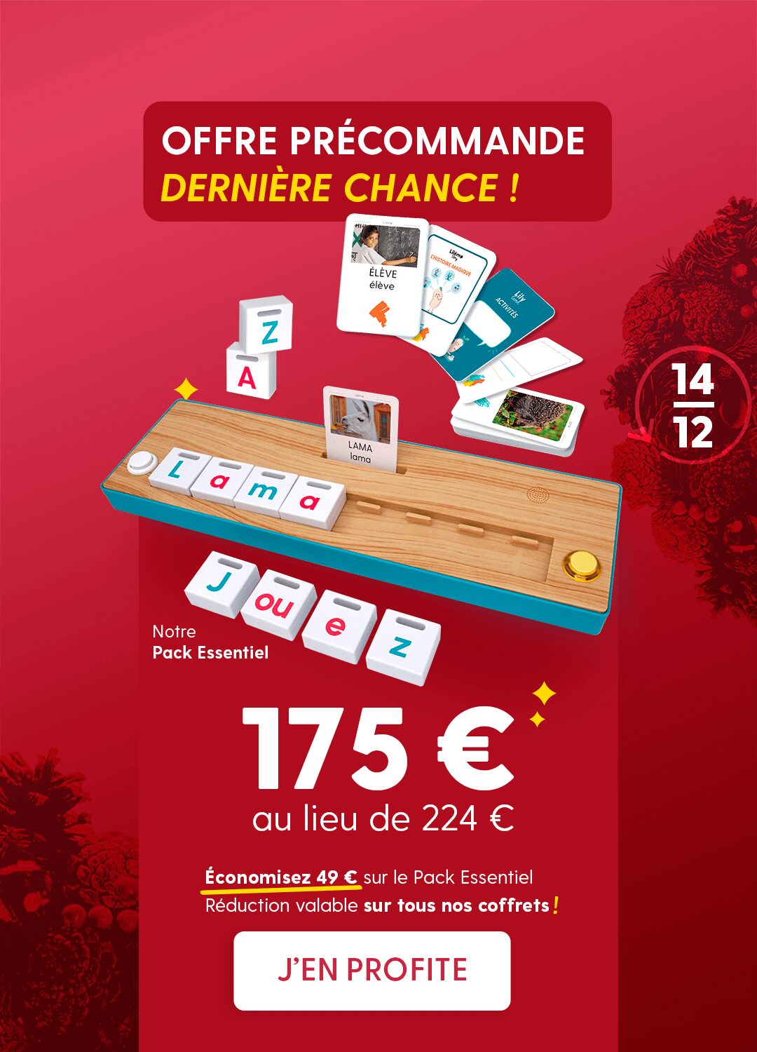 precommande-noel-rouge-mobile-175 économisez 25% sur le coup du pack